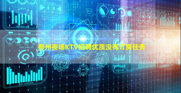 柳州夜场KTV招聘优质没有订房任务